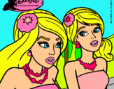 Dibujo Barbie y su amiga pintado por MAFEYSOFIPZO