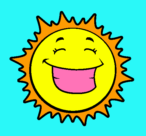 Sol sonriendo