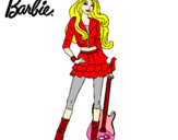 Dibujo Barbie rockera pintado por mymymymymy