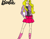 Dibujo Barbie juvenil pintado por shortsdodds