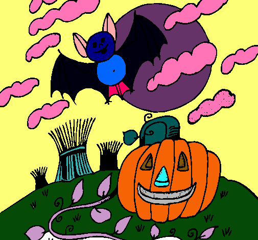 Paisaje de Halloween