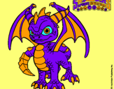 Dibujo Spyro pintado por victor04