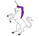 Dibujo Unicornio pintado por radyti