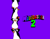 Dibujo Madagascar 2 Pingüinos pintado por pinguininos