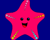 Dibujo Estrella de mar pintado por greta5