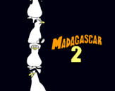 Dibujo Madagascar 2 Pingüinos pintado por fghjhfh