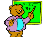 Dibujo Profesor oso pintado por fabiyluci