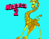 Dibujo Madagascar 2 Melman pintado por NICOLASIN