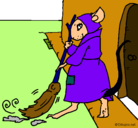Dibujo La ratita presumida 1 pintado por natzumy 