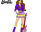 Dibujo Barbie rockera pintado por 4758689