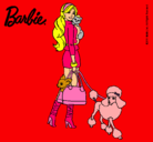 Dibujo Barbie elegante pintado por hrfugo