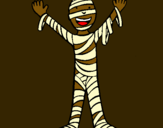 Dibujo Niño momia pintado por zyycdzckrudm