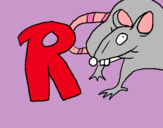 Dibujo Rata pintado por andibu