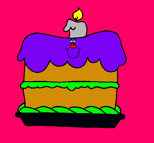 Pastel de cumpleaños