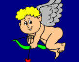 Dibujo Cupido pintado por nhgjj