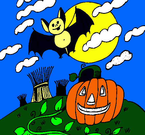 Paisaje de Halloween