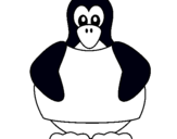 Dibujo Pingüino pintado por sdsdd