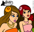 Dibujo Barbie y su amiga pintado por 2563