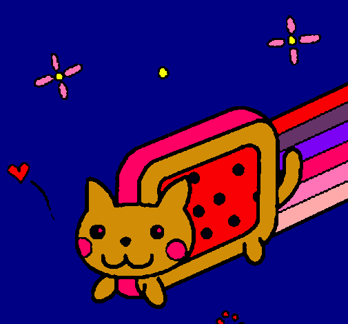 Dibujo Gato de fantasía pintado por omarsitis