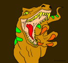 Dibujo Velociraptor II pintado por cvfvcfvc