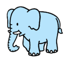 Dibujo Elefante bebe pintado por elephant
