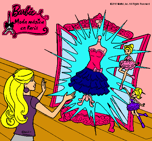 El vestido mágico de Barbie