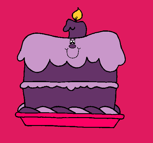 Pastel de cumpleaños