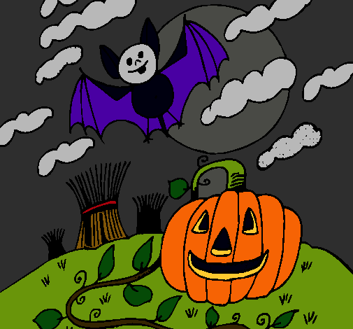 Paisaje de Halloween