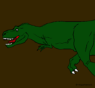 Dibujo Tiranosaurio rex pintado por rex1458