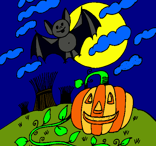 Paisaje de Halloween