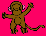 Dibujo Mono pintado por abylizbeth