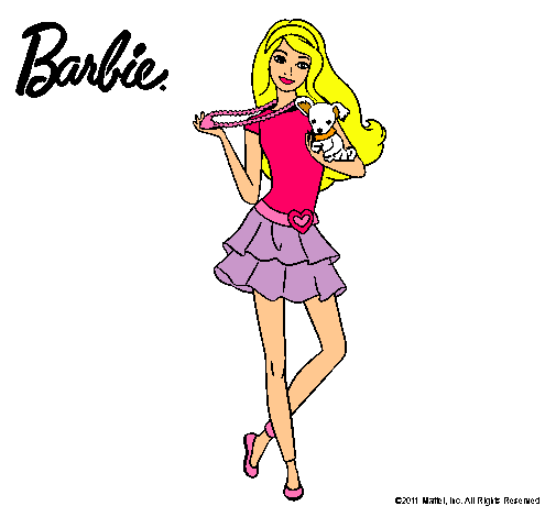 Barbie y su mascota