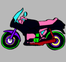 Dibujo Motocicleta pintado por khbbbbbbbbbb