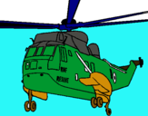 Dibujo Helicóptero al rescate pintado por kike123456