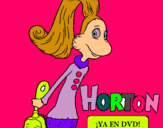 Dibujo Horton - Sally O'Maley pintado por michelsita