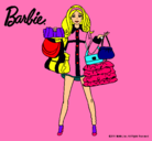 Dibujo Barbie de compras pintado por ewelina