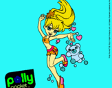 Dibujo Polly Pocket 14 pintado por moderna