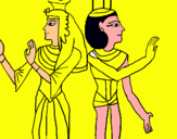 Dibujo Pintura de la Reina Nefertari pintado por aleix2