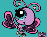 Dibujo Mariposa Littlest Pet Shop 2 pintado por alexa54321