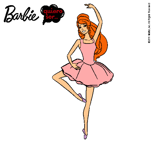 Dibujo Barbie bailarina de ballet pintado por agus29