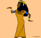 Dibujo Bailarina egipcia  pintado por alicul