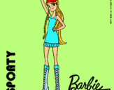 Dibujo Barbie Fashionista 4 pintado por elias
