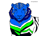 Dibujo Tigre pintado por marianiiz