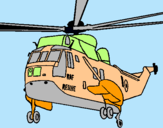 Dibujo Helicóptero al rescate pintado por javiercuenca