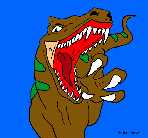 Dibujo Velociraptor II pintado por nicko