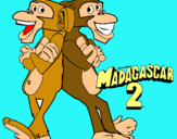 Dibujo Madagascar 2 Manson y Phil 2 pintado por jesuxx