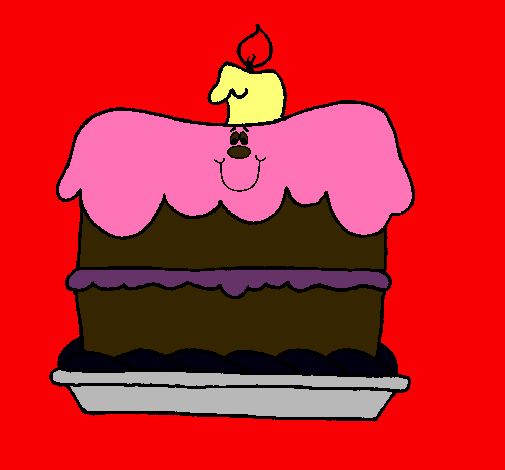 Pastel de cumpleaños