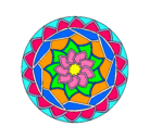 Dibujo Mandala 1 pintado por dolmaivana