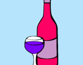 Dibujo Vino pintado por jijijijijiji