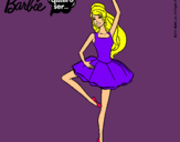 Dibujo Barbie bailarina de ballet pintado por oliviapucca